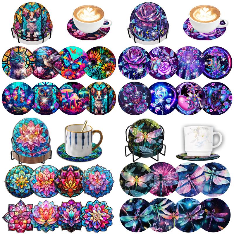 Woodworking Resin - Cowijk-Peinture diamant bricolage pour adultes, support