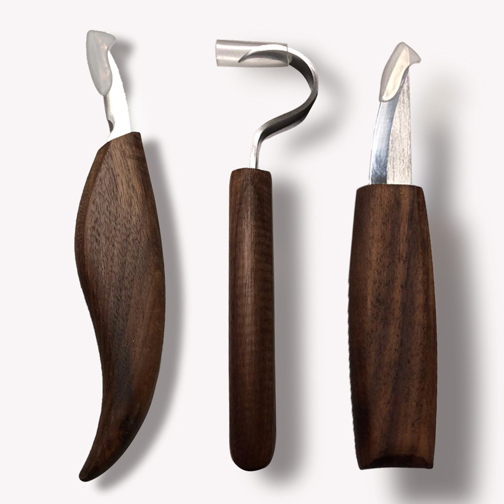 Wood Chisel Set - Ensemble de 5 couteaux à sculpter,