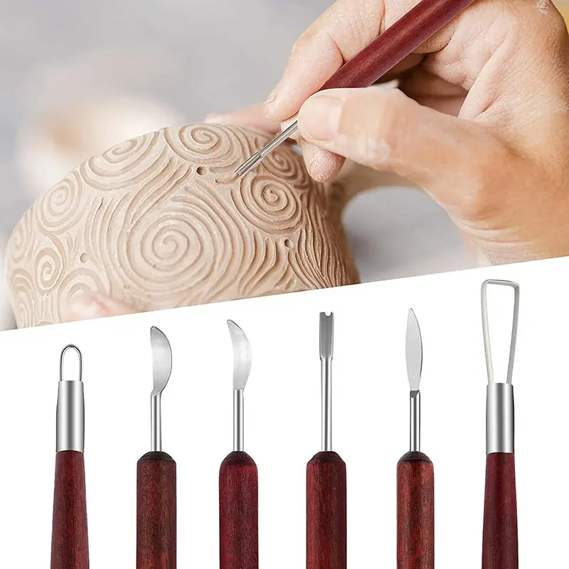 Kit d'outils de poterie en boi - Wood Chisel Set avis et prix